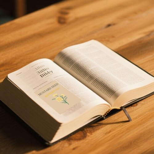 Mustard Seed Prayer Cards 100 pcs Christian Faith Bible Verse Matthew 17:20 - color: kraft