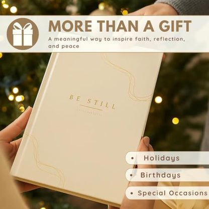 Prayer Journal for Women, Daily Devotional & Bible Study Prompts, White - color: White