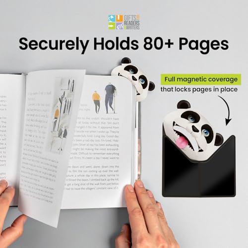 Thinking Gifts Magnetic Bookmark for Reading - Panda - color: Panda