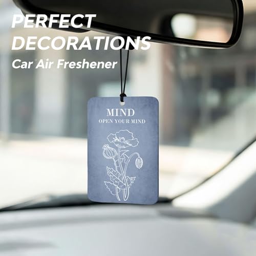 Flower Car Air Freshener 4 pcs,Room and Wardrobe Decor - color: 4 Plants
