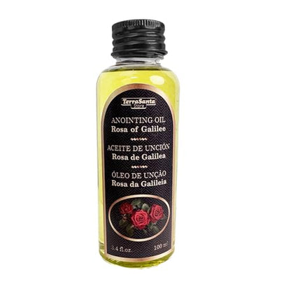 Rose of Galilee Anointing Oil for Prayer & Worship - Biblical Scented Oil for Home Altar & Church - Christian Gift from Holy Land (3.4 fl. oz - 100 ml) - color: 3.4 Fl. Oz - 100 Ml