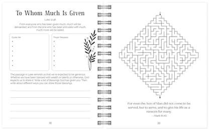 Devotional Puzzle Book and Journal: 350 Promts, Prayers and Puzzles to Reflect and Connect, Journaling & Reflection (Part of the Brain Busters Puzzle Collection)