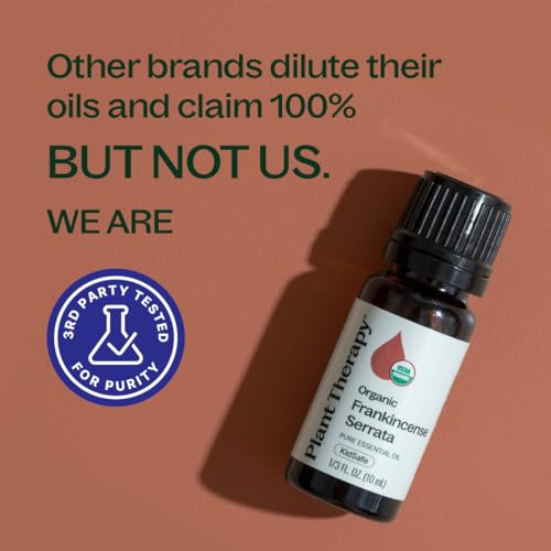 Plant Therapy Frankincense Serrata Certified Organic Essential Oil 10 mL - size: 0.33 Fl Oz (Pack of 1)