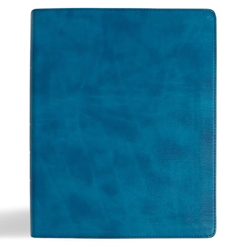 CSB Notetaking Bible, Expanded Reference Edition, Sea Depth LeatherTouch, Black Letter, Journaling Space, Cross-References, Reading Plan, Easy-to-Read Bible Serif Type