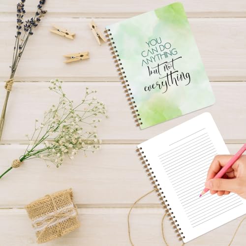 Motivational Hardcover Journal, Motivational Gifts for Women Professionals - color: Not everything