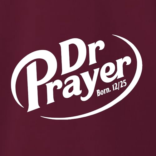 Enjoy Jesus T Shirts Funny Faith Tee Christian T Shirts for Men Inspirational Jesus Graphic Shirt - color: Dr. Prayer, size: X-Large