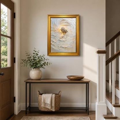 Christian Texture Jesus Canvas Wall Art Framed Neutral Artwork 16X12 Inch - color: Christian TextureJesus Canvas 26, size: 16"L x 12"W
