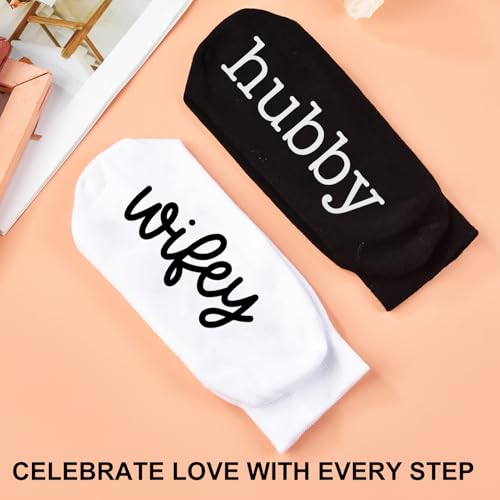 Jacriah Couples Matching Socks, Future Hubby Wifey Set for Newlyweds