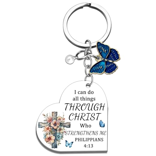 Christian Gifts for Women Inspirational Religious Keychain for Teen Girls
