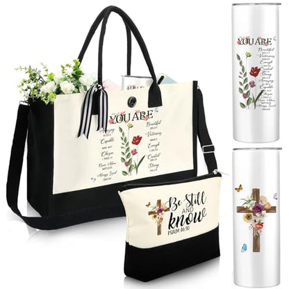 Silkfly 3 Pcs Christian Inspirational Gifts Set Thanksgiving Christmas Day - style: Christian Inspirational Gifts