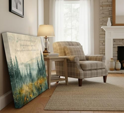Christian Bible Canvas Wall art 24x36in - color: Bible-Canvas, size: 36"L x 24"W