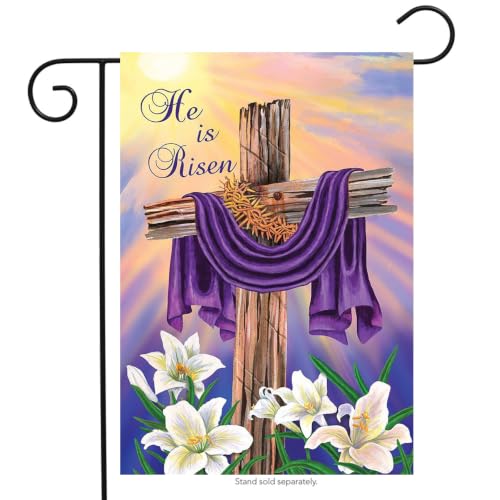 Briarwood Lane Easter Cross Garden Flag - color: Cross