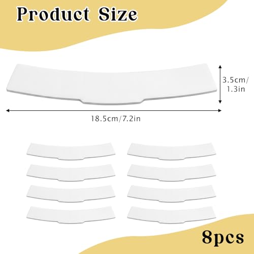 Tab Collar for Clergy Shirt 8pcs White Priest Collar Tab