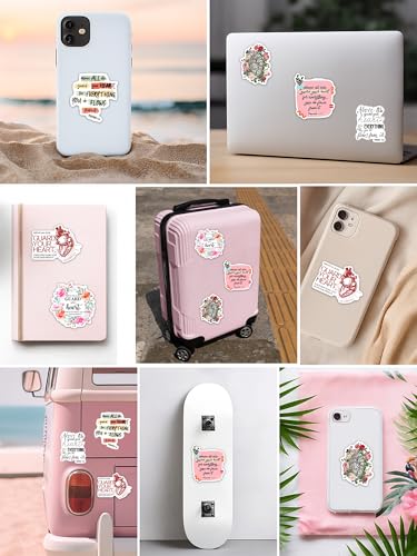 (6 PCS) Proverbs 4 23 Above All Else Guard Your Heart Christian, Bible Verse Sticker Waterproof Vinyl Decal Size 3"