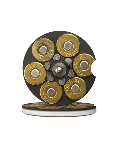 Ceramic Car Cup Coasters 2PCS - Revolver - color: Revolver