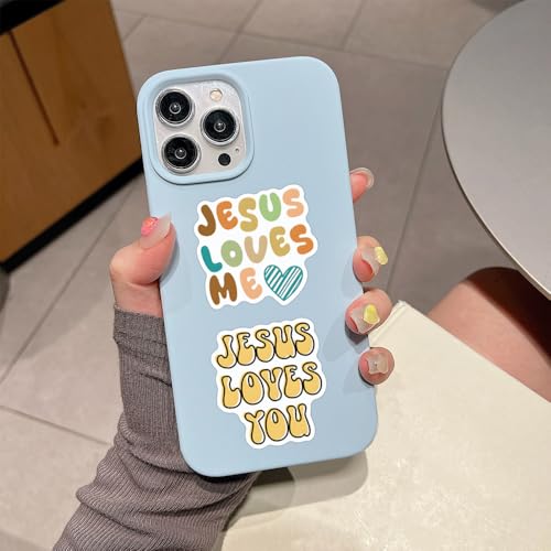 Jesus Faith Stickers Pink Bible Verse Decals for Christian Teen Adult 55PCS - color: Jesus