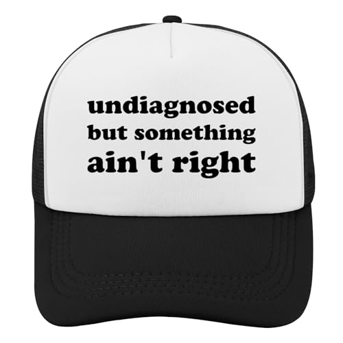 Black Trucker Hat with Funny Saying, Funny Hat for Men & Women - color: Allblack-8