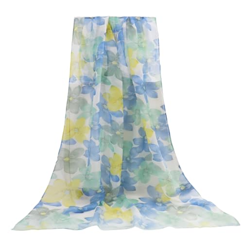 vimate Lightweight Scarf for Women Fashion Head Cover Hijab Cotton Voile Scarf Shawl Wrap for Spring Fall Winter Season - color: F2#.style 71