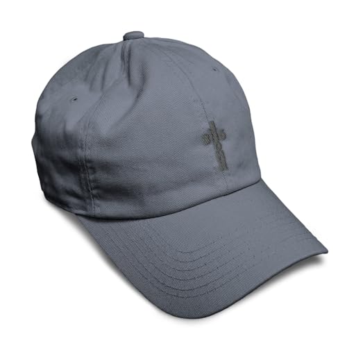 Custom Soft Baseball Hat Embroidered Dad Hat Jesus Christian John 3:16 God Christ Men & Ladies Baseball Cap - color: Dark Grey Design Only