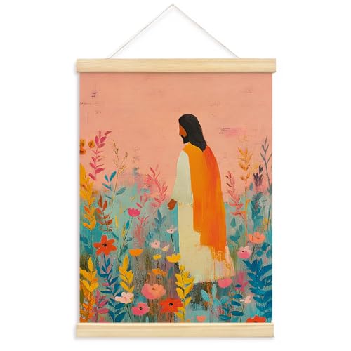 YZSLA Christian Wall Art Decor,Jesus Wall art Hanging Canvas Decor - color: Bible-Floral
