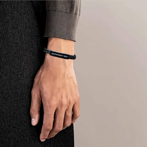 Personalization Stainless Steel Hebrew Bible Verses Engraved Bangle Bracelet - Psalm 23:4 Christian Jewish Religious Jewelry Gift for Women Men, Adjustable Scripture Cuff - style: Exodus 20:12