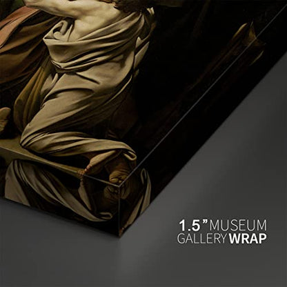 Canvas Print Wall Art - Madonna of The Rosary,Circa 1606 by Caravaggio - 12x18 inches - color: Madonna of the Rosary, size: 18"L x 12"W