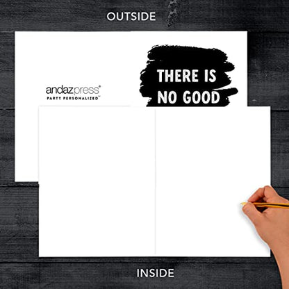 Andaz Press Jumbo Sympathy Card with Envelope - Sorry For Your Loss, Pet Loss Condolences Card with Big Blank Space - 8.5" x 11", 1-Pack - color: No Good Card For This