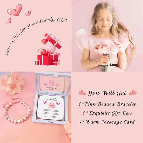 Sereney Birthday Gifts for Girls, 1-16 Year Old Girl Birthday Bracelet Gift - style: 11th Bday