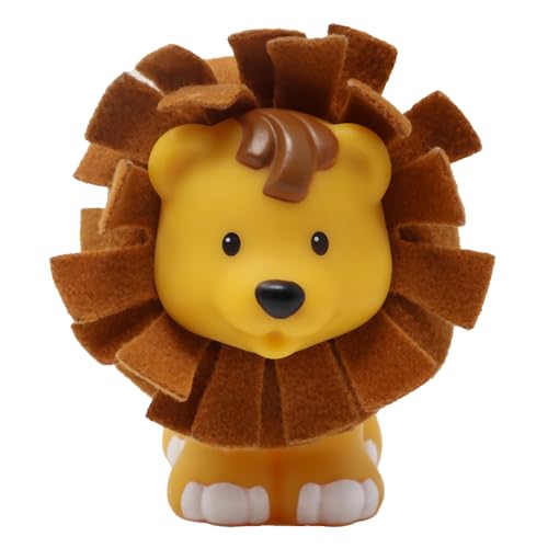 Fisher-Price Replacement Part for Collectible Little People Noah's Ark or Zoo Playset K0475 - Replacement Male Lion Figure with Touch and Feel Mane