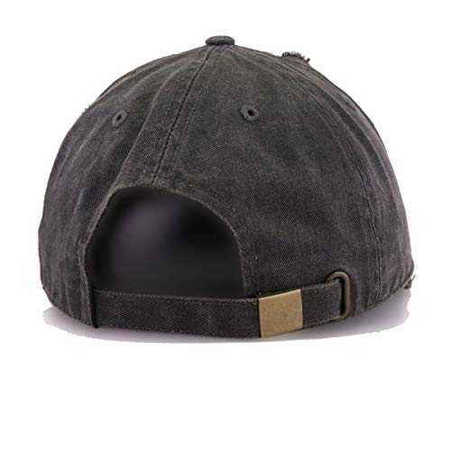 Faith with Cross Vintage Baseball Cap Embroidered Cotton Adjustable Distressed Dad Hat - color: Brush Black