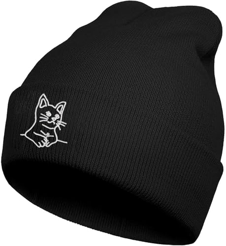 Embroidered Beanie Hat for Men Women - color: 3