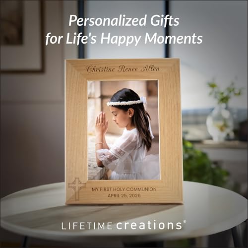 Lifetime Creations First Communion Frame 5x7, Confirmation Boys Gift - color: Custom - Option B, size: 5" x 7" Portrait