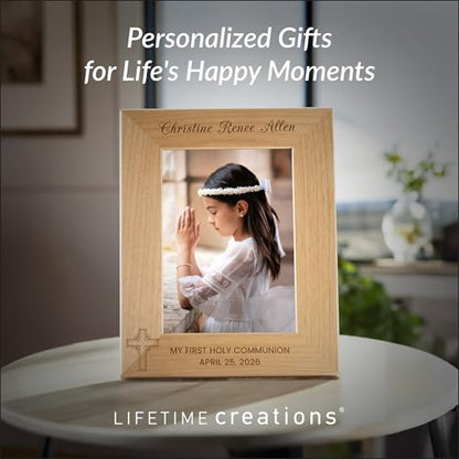 Lifetime Creations First Communion Frame 5x7, Confirmation Boys Gift - color: Custom - Option B, size: 5" x 7" Portrait