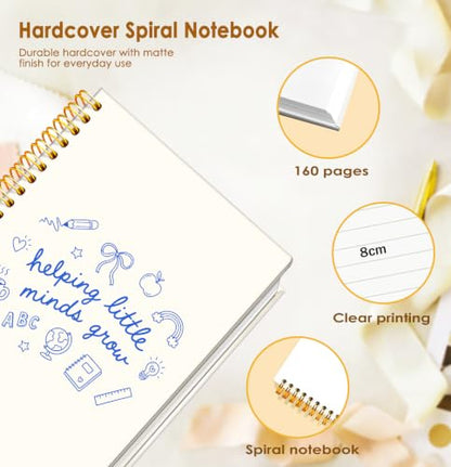 Teacher Notebook Journal, Blue Teacher Gifts for Women Notebooks - color: 12-teacher