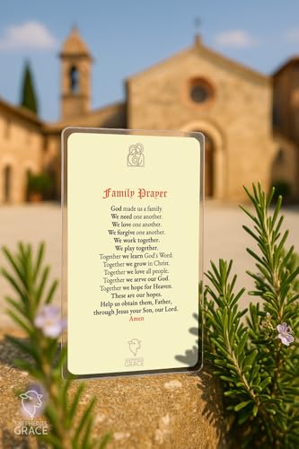 Holy Family Protection Prayer Cards, Pocket Size 5-Pack