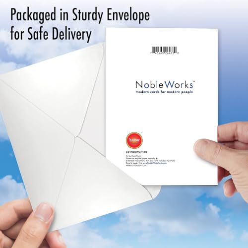 NobleWorks - Funny Get Well Paper Card with 5 x 7 Inch Envelope (1 Card) Everything Bagel C2440GWG - style: Everything Bagel