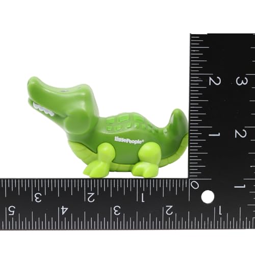Fisher-Price Replacement Part Little People Noah's Ark Zoo Safari Jungle Animals Playset JLV11 - Replacement Light Green Alligator Figure