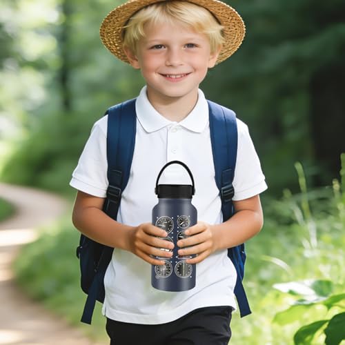 25oz Pilot Water Bottle with 2 Lid - Pilot Stainless Steel Insulated Water Bottles with Straw Lid, BPA-free Leakproof Insulated Reusable Sports Waters Bottle for Office Travel, Gifts Cup for Pilots - color: Pilot