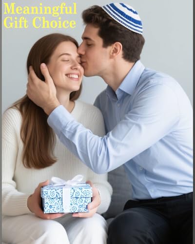 Tallit Prayer Shawl 72"x 22" with Bag & Pre-Attached Tzitzits For Men & Women, Tallit Torah-Inspired Design - color: Blue