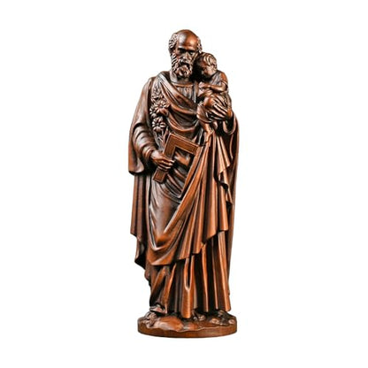BGCarvedGrace St.Joseph Holding Baby Jesus Statue - color: St.joseph, size: 4 Inch
