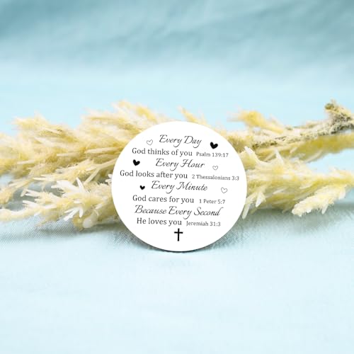 Pocket Hug Christian Religious Gifts for Women Men Christian Keychain