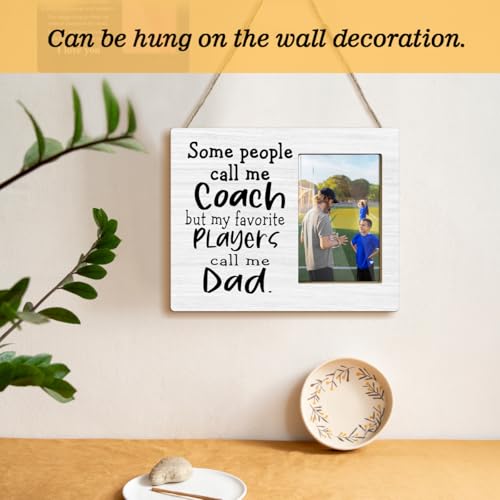 Dad Coach Gift Picture Frame, Thank You Coach Gift,4x6 Picture Frame - color: green