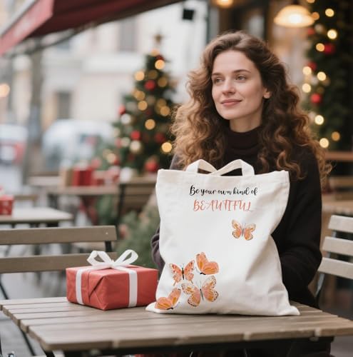 Book Canvas Bag, Read Tote Bag, Inspirational Canvas Bag. - color: White Read Inspirational-05