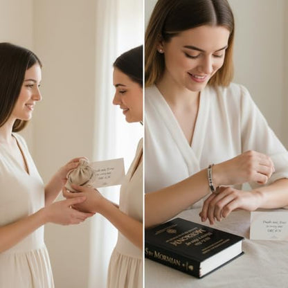 Missionary Bracelet 548 Days | Called to Serve Scripture Cuff Stainless Steel Adjustable Christian Faith Jewelry for Women - color: Golden