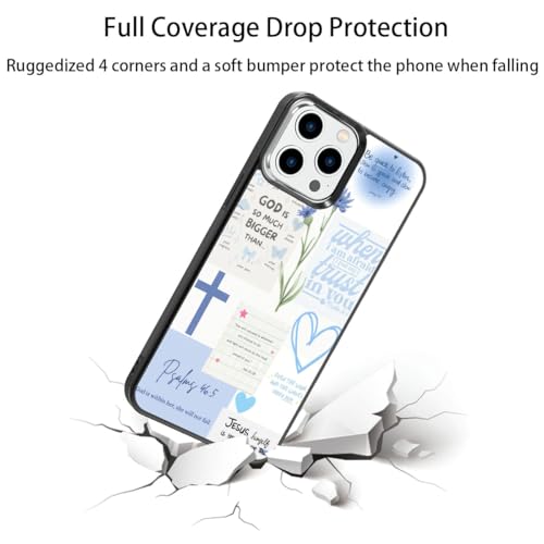 Bible Verse Phone Case Shockproof Protective Christian Jesus Phone Cases for iPhone 14 Pro Max - color: Jesus, size: iPhone 14 Pro Max