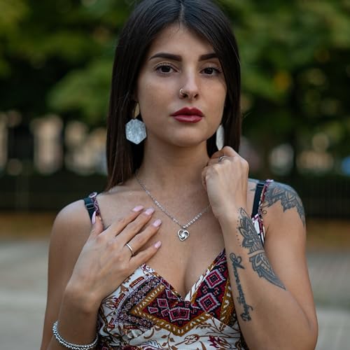 SERASAR Premium Necklace Women| 316L Stainless-Steel | 18 Carat - color: Silver, style: Emotion