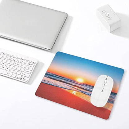 Sunrise Mouse Pad, Square Mousepad,Waterproof Mouse Mat Non-Slip Rubber Base MousePads for Office Home Laptop Travel, 9.5"x7.9"x0.12" Inch - color: S1005