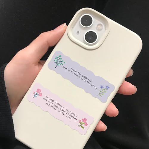 50PCS Faith Labels Stickers,Bible Journaling Stickers,Wildflowers Flowers Faith Based Aesthetic Stickers,Waterproof Vinyl Christian Bible Verses Decals for Water Bottles Laptop - color: Faith Labels Stickers