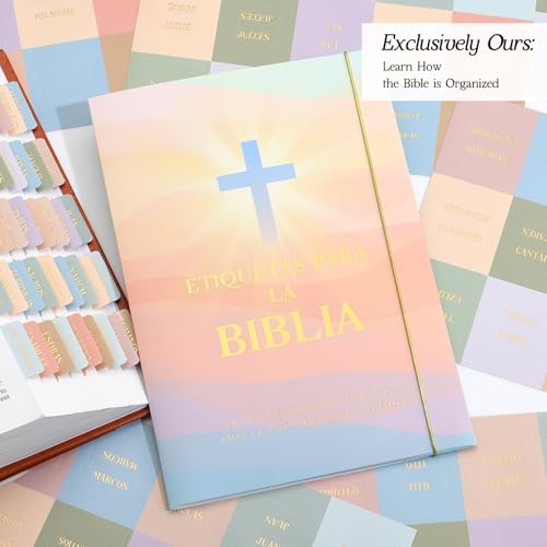Spanish Bible Tabs, Multicolor - style: Gold Foil Spanish
