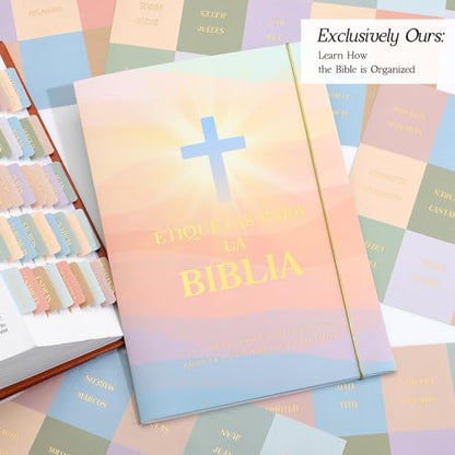 Spanish Bible Tabs, Multicolor - style: Gold Foil Spanish